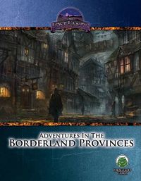 Фигура в плаще идёт по мрачным трущобам. The Lost Lands / Adventures in the Borderland Provinces
