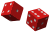 Two red dice.svg
